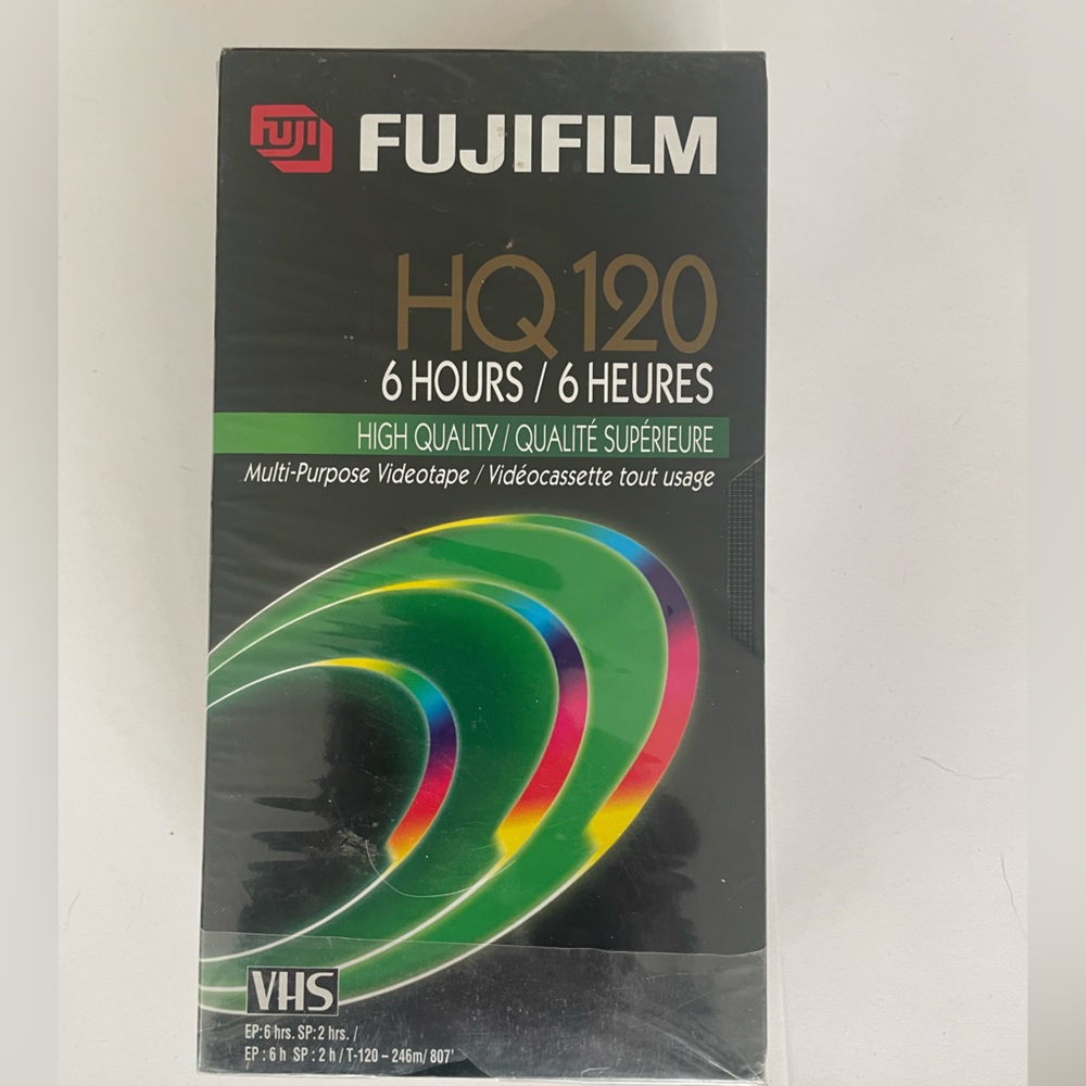 Fujifilm HQ120 VHS Blank Tapes